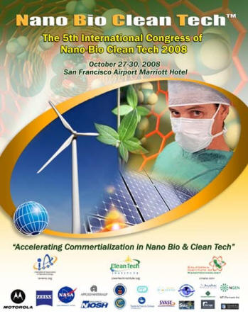 International Congress Nano Bio Clean Tech 2008