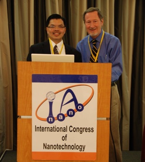 Chairman Lloyd Tran with Nobel Laureate Douglas Osheroff